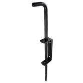 400mm drop bolt ,black powder coated steel. gate drop bolt.